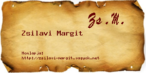 Zsilavi Margit névjegykártya
